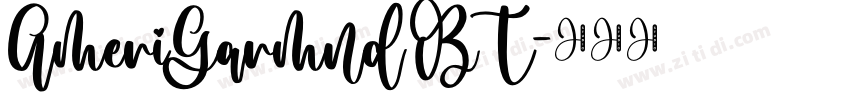 AmeriGarmnd BT字体转换